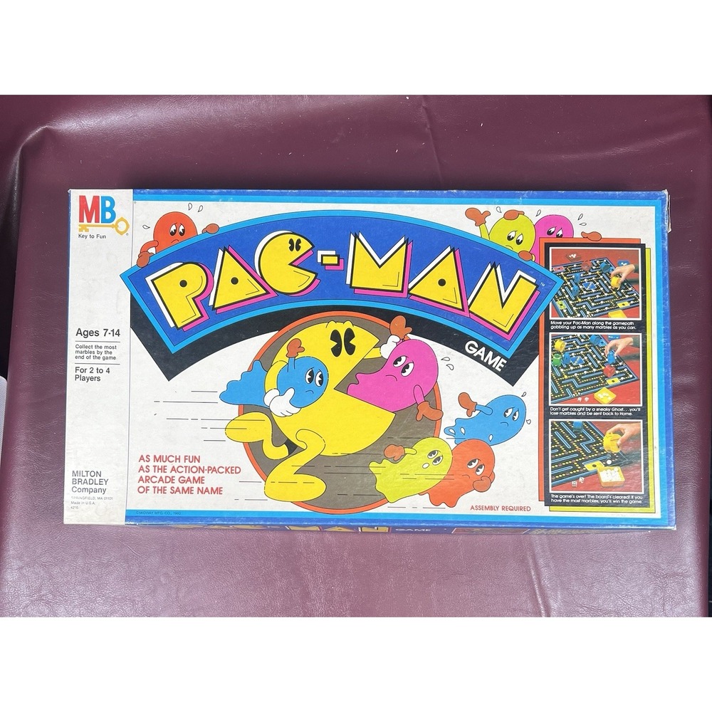 Vintage 1982 Pac-Man Board Game by Milton Bradley